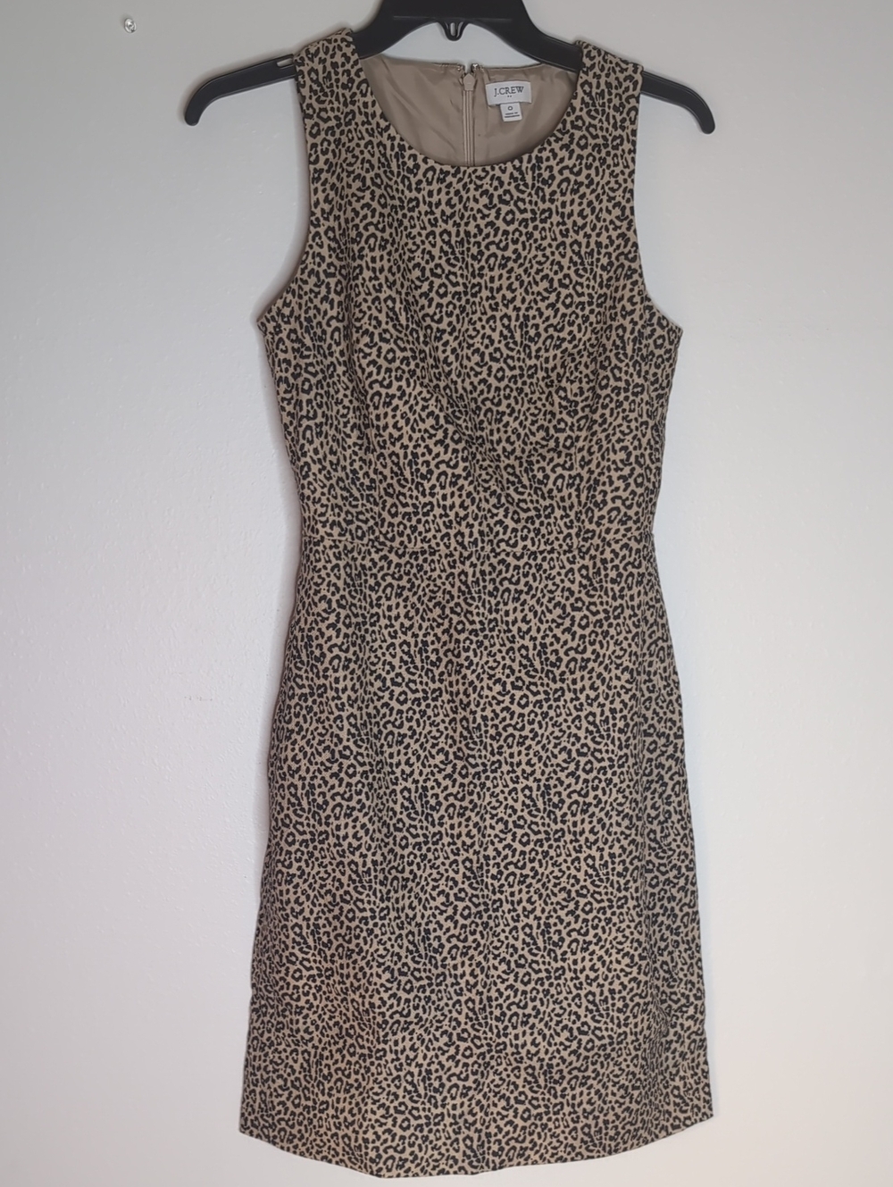 J. Crew Leopard Print Pencil Dress